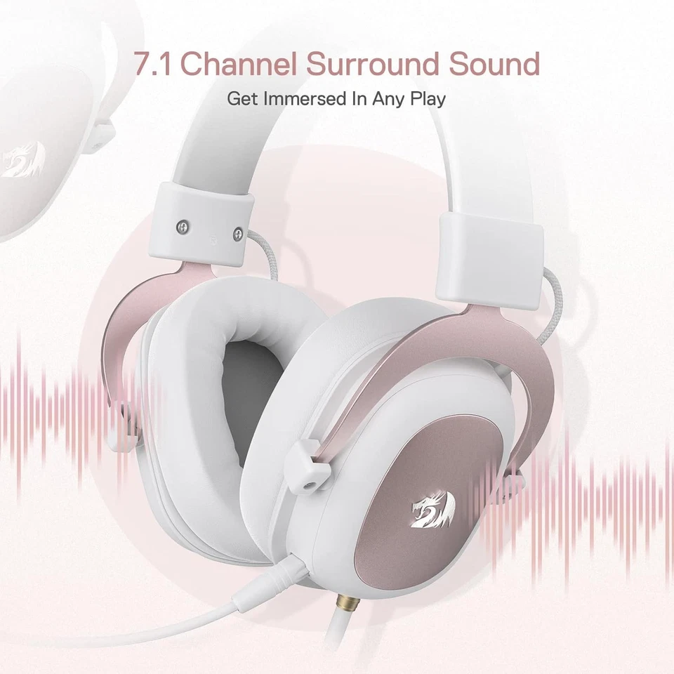 Gaming Headphones - 7.1 Surround Sound, Detachable Mic - Image 4 of 4