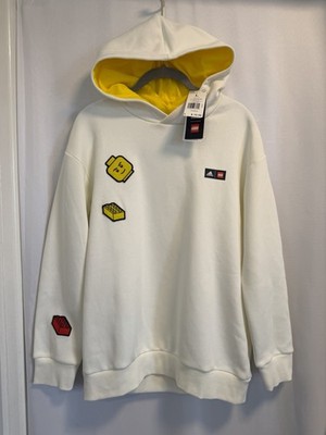 Adidas x Lego Baumhaus Limited Edition White Hoodie Jacket Youth XL NWT 