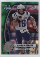 2024 Bowman U Chrome Green Lava Refractor 62/99 Bryson Barnes #29 3hd