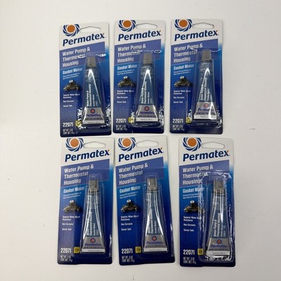 Permatex 22071 RTV Silicone Gasket, 0.5 oz., 0.5 Ounce Lot Of 6