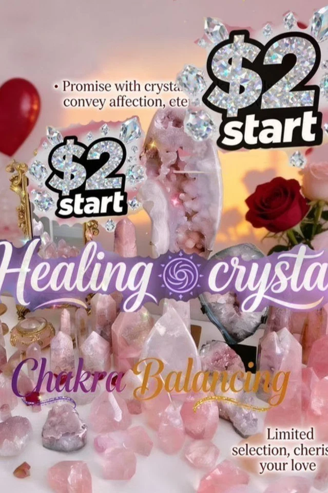 DENA  🔥CRAZY $2 AUCTION 🎉 FREE shipping CRYSTAL live show !!!