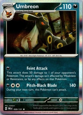 Umbreon - 059/131 - PRE - Holofoil - Rare