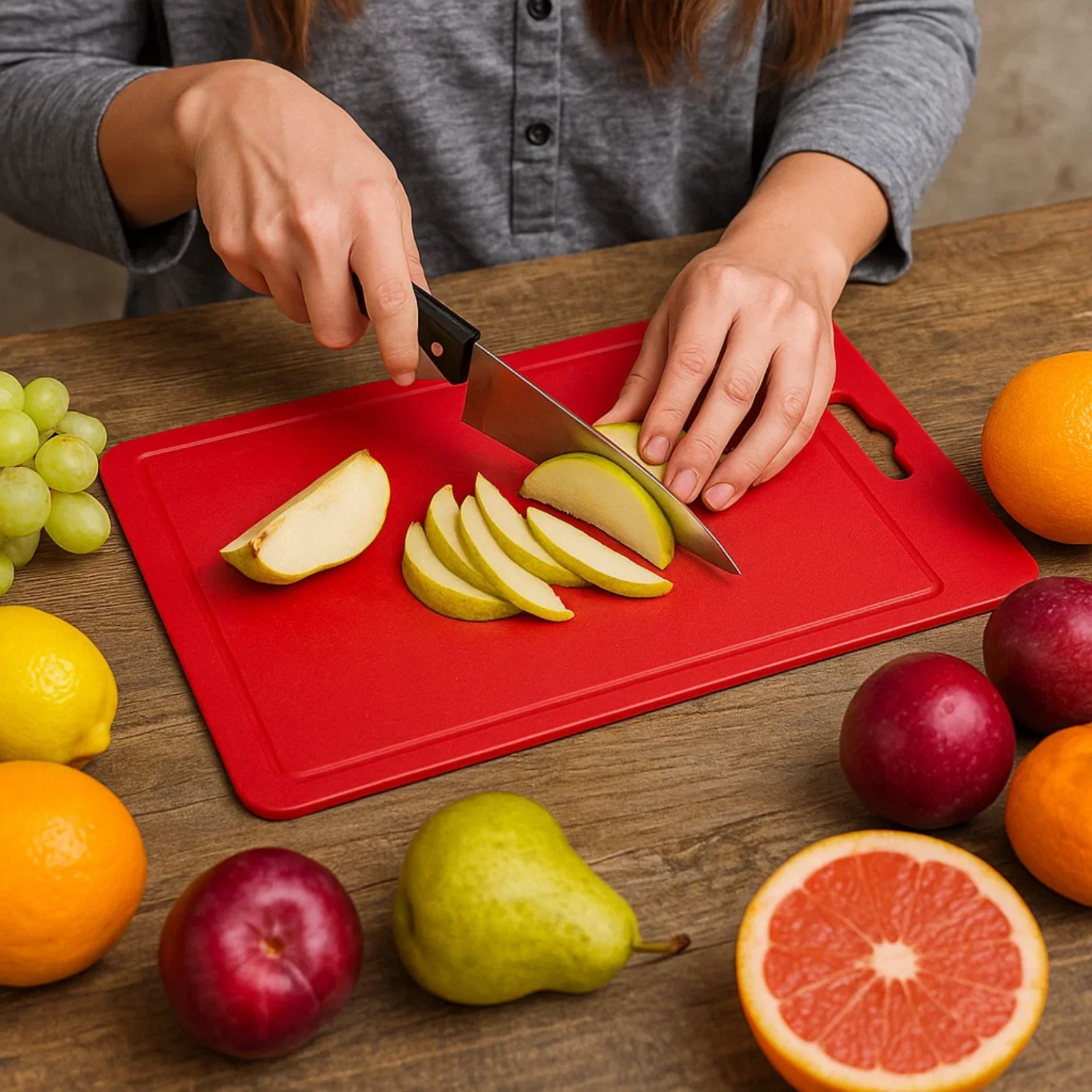Silicone Flexible Reversible Cutting Board – Kitchen Chopping Mat for Camping
Opens in a new window