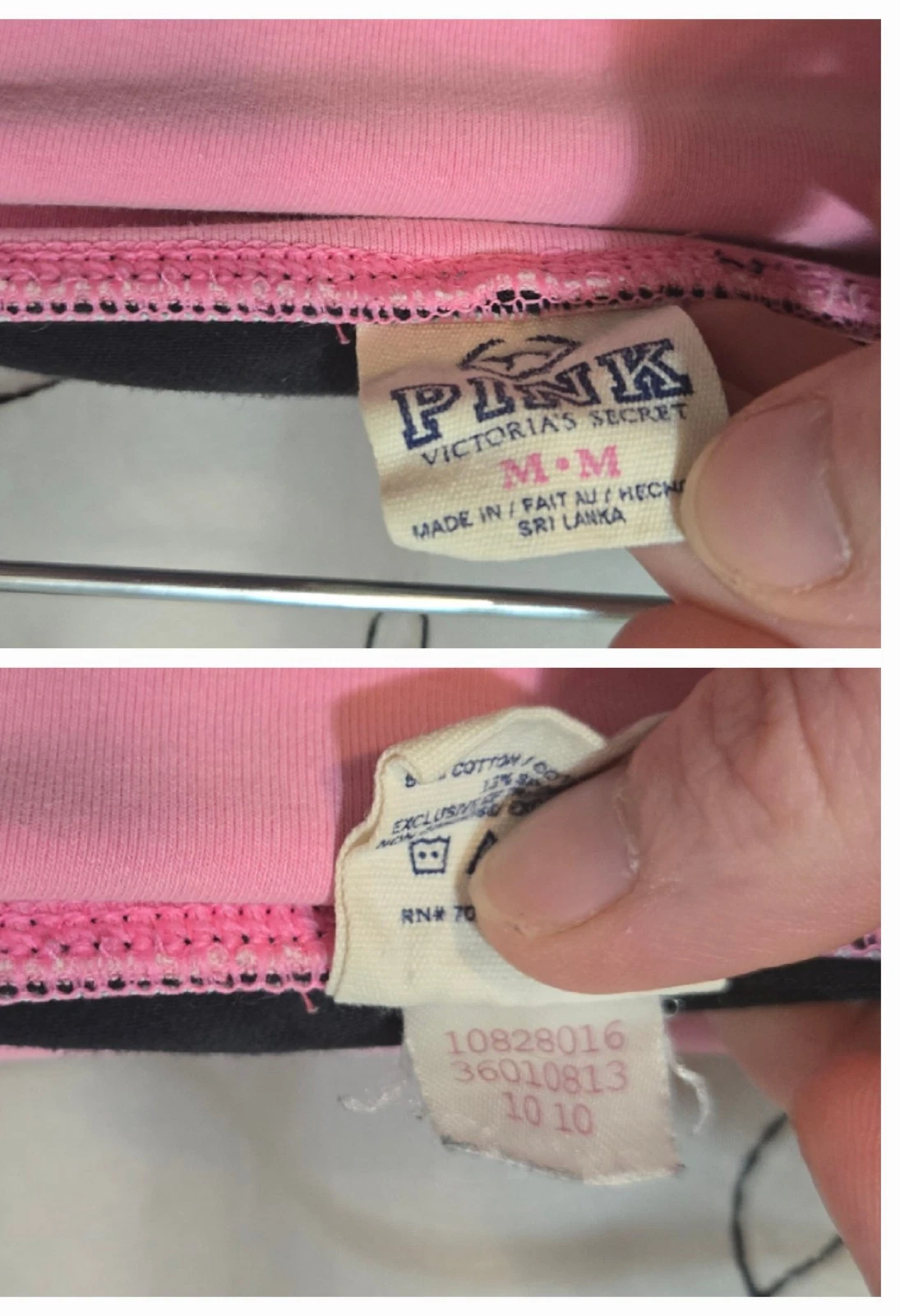 victoria-secret-vs vintage foldover yoga straight leopard letters pants