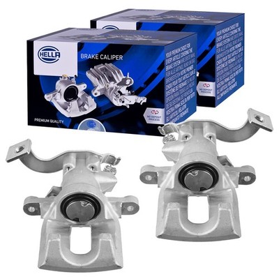 2x HELLA BREMSSATTEL HINTERACHSE passend für TOYOTA AURIS COROLLA