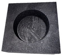 Graphite Ingot Mold For Casting 20 oz Gold Round