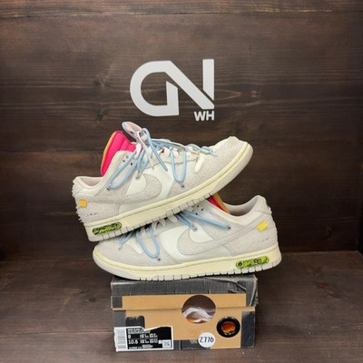 Nike Dunk Low Off-White Lot 38 (Pre-Owned) - DJ0950-113-9-PO-1 - (Heav... Size 9