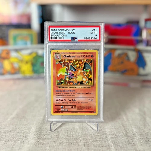 🔥 Pokemon Evolutions XY Charizard Holo Rare Card 11/108 PSA 9 🔥