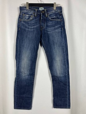 EDWIN ED-55 Denim Blue Relaxed Tapered Jeans Size W29 L32