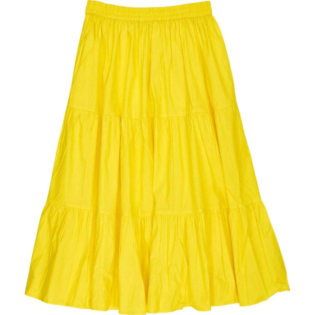 Pink City Prints Yellow Cotton Midi Skirt
Opens in a new window or tab