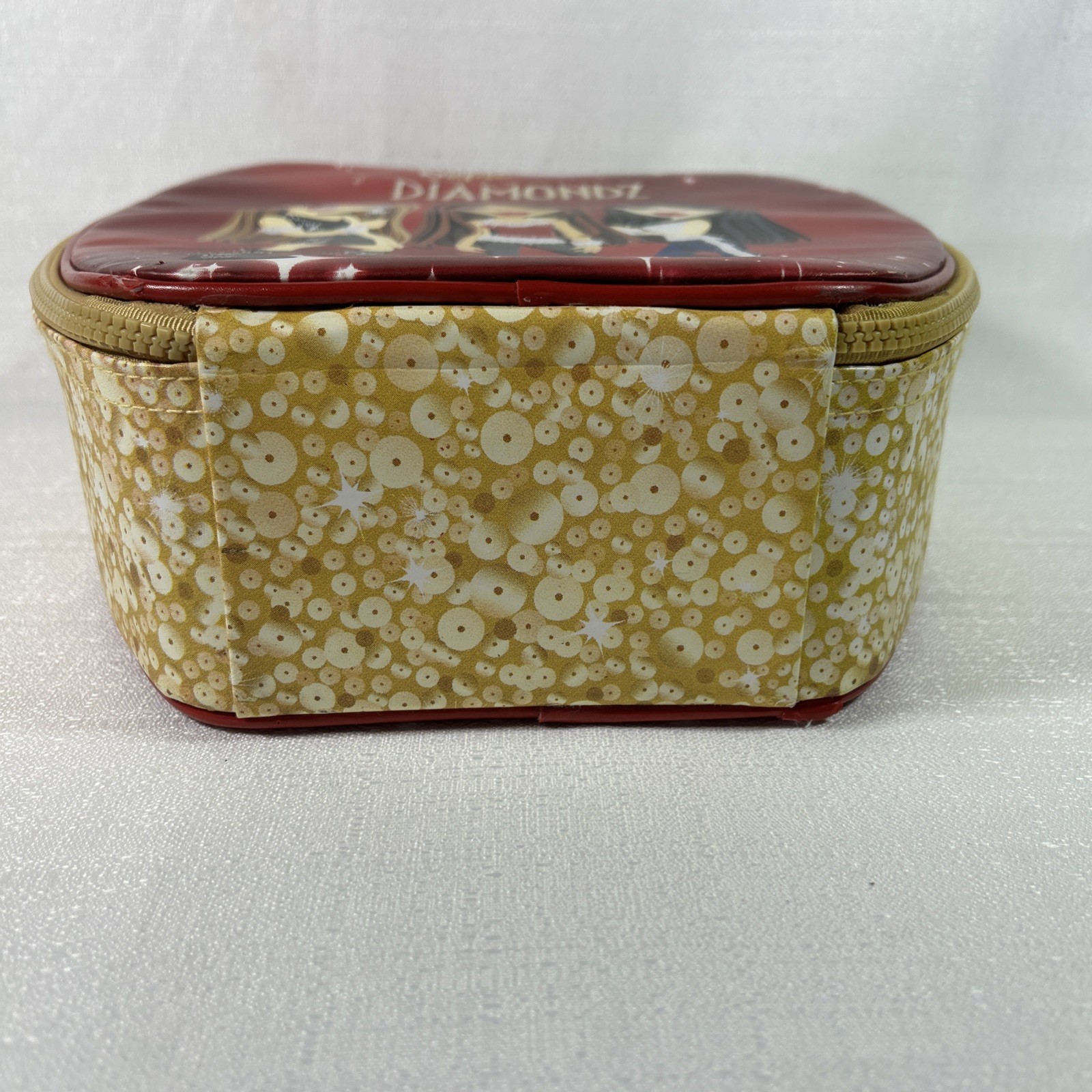 Bratz Forever Diamondz Zip Up Cosmetic/Doll Case Bag 2006 Top Handle Pocket