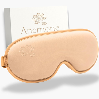#ad Anemone Sleep Mask for Women – 100% Light Blocking Silk Eye Mask Zero Pressure $63.18