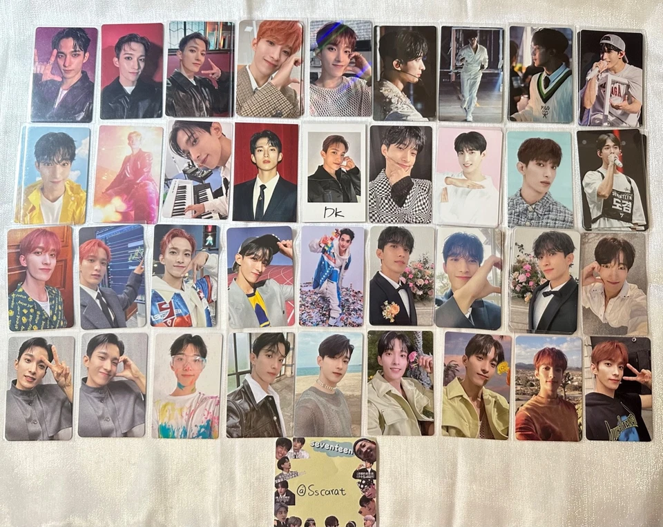 Seventeen DK Album Photocard Pc Trading Card Pob Benefits Japan Pc
