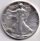 1986 American Silver Eagle 1 oz .999 Fine Silver Coin - Brilliant Uncirculated