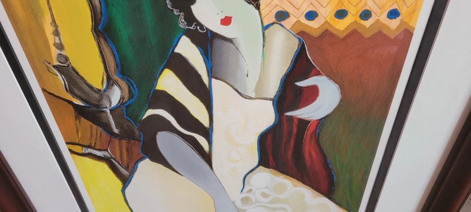 ITZCHAK TARKAY "ALLURE" FIRMADO EDICIÓN LIMITADA SERIOLITOGRAFÍA 23/350 Foto 4 de 4