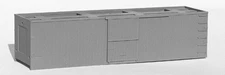 RCR - HO 36FT UNDECORATED PROJECT BOXCARS  - 3 CARS - MDC #32800