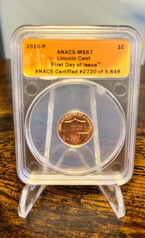 2010 P & D Lincoln Cent Set – MS67 First Day of Issue – #2720/9849 - Image 3 of 4