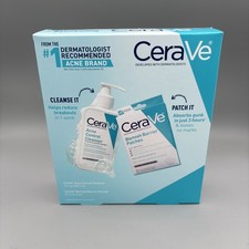 CeraVe Acne Control Cleanser Blemish Barrier Patches Set EXP 09/27