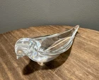 Steuben Glass Dove Bird Pigeon Rare Signed 7.5”