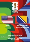 Program USA - Bosnia and Herzegovina World Cup 2026 Football Team