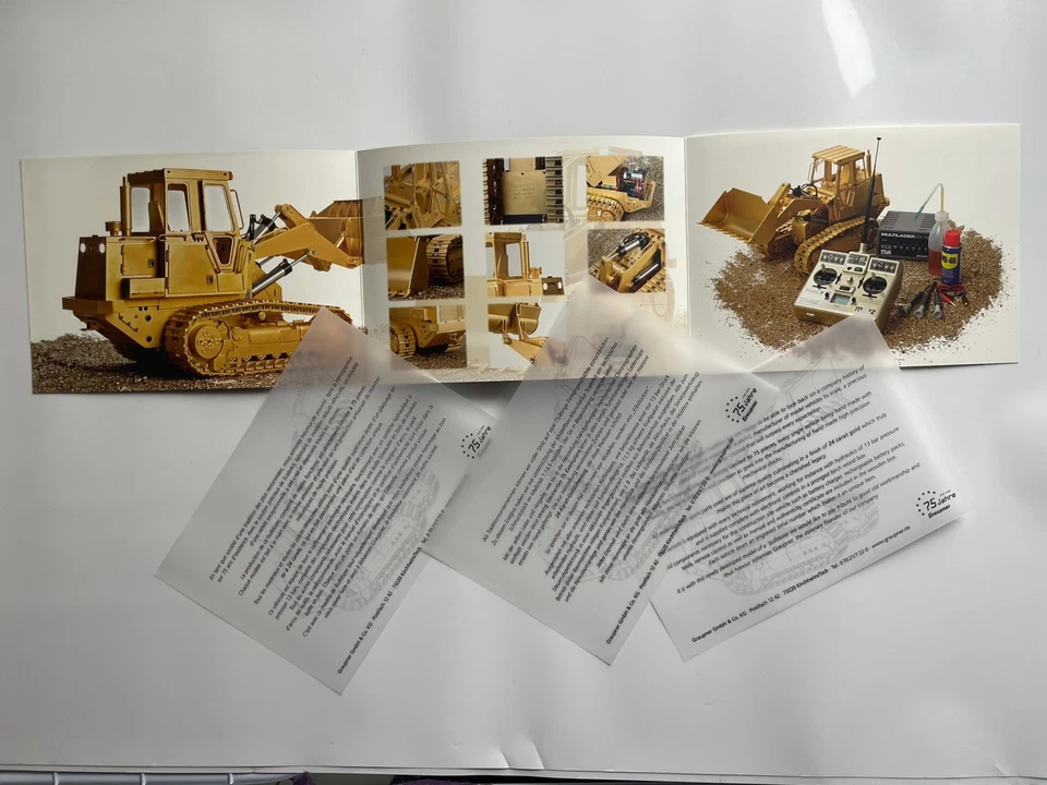 75 Jahre Graupner Jubiläum 2005 Modellbau - Informationsmaterial Werbung - 4tlg. - Bild 4 von 4
