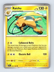 Raichu 052/162 Temporal Forces Common