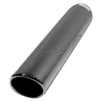 304 SS Round 20 Exhaust Tip Degree Rolled Edge Angle Cut Weld-On Polished