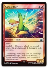 Sabotender #153 (Foil) (NM) Final Fantasy FIN Magic MTG