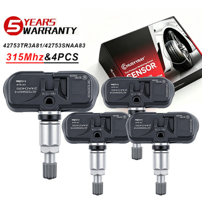 4PC TPMS Tire Pressure monitoring Sensor 315MHz&433MHz fit HONDA