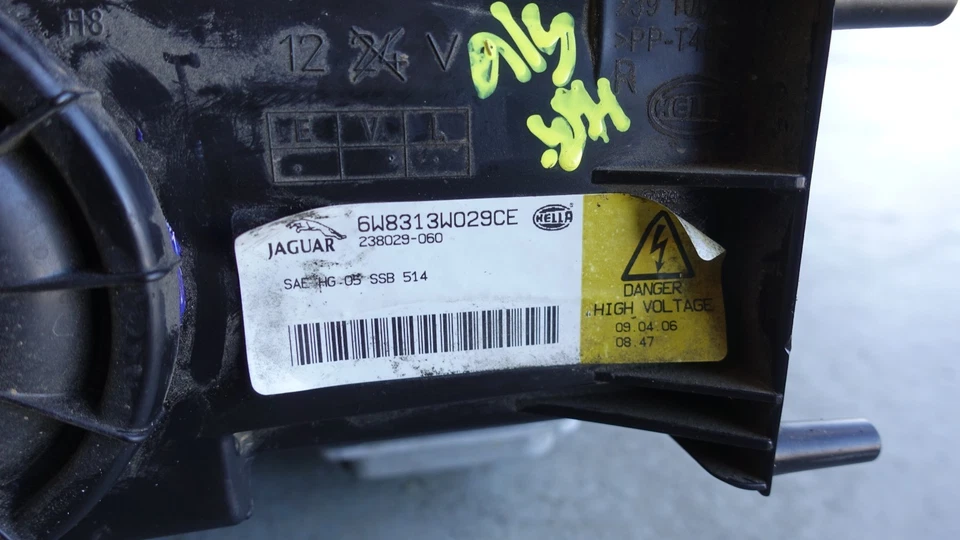 Faro lateral derecho pasajero derecho Jaguar X150 XK XKR 2007 PROBADO NO AFS OCULTO OEM Foto 4 de 4