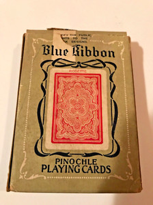 vintage Blue Ribbon Poker 323 トランプセット Blue Ribbon Playing Cards | eBay