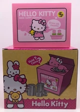 NEW Hello Kitty Mischief Coin Stealing Musical Bank. US Seller. Free Shipping!