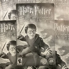 Harry Potter Chamber of Secrets B/W PS2 PlayStation 2 Instruction Manual Only
