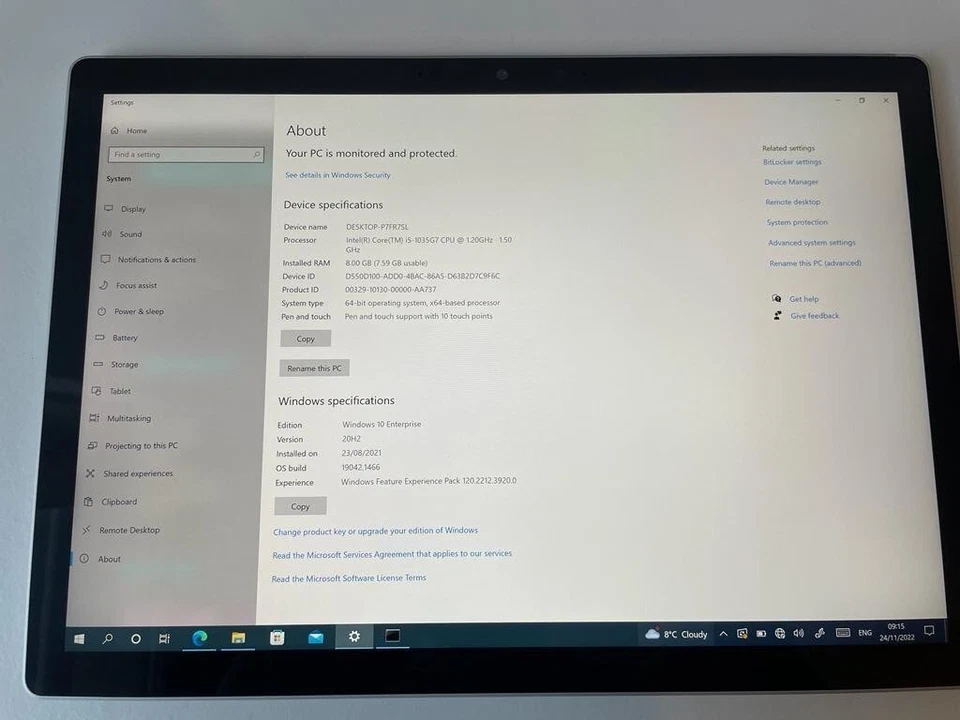 💫 Microsoft Surface Book 3 💫 13.5" Touchscreen i5, 8GB RAM, 256GB SSD (T2) - Image 2 of 4