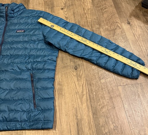 Patagonia Mens Size XL Puffer Down Sweater Jacket Blue - Picture 10 of 11