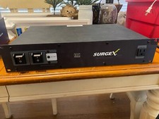 SurgeX SX2120 Programmable Sequencer Surge Eliminator 2RU, 15 Outlet, 20A, 2 Swi