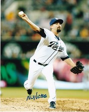 NICK VINCENT   SAN DIEGO PADRES   ACTION SIGNED 8x10