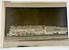 Atkinson Topeka & Sante Fe RR Locomotive # 5000  5x7 negative