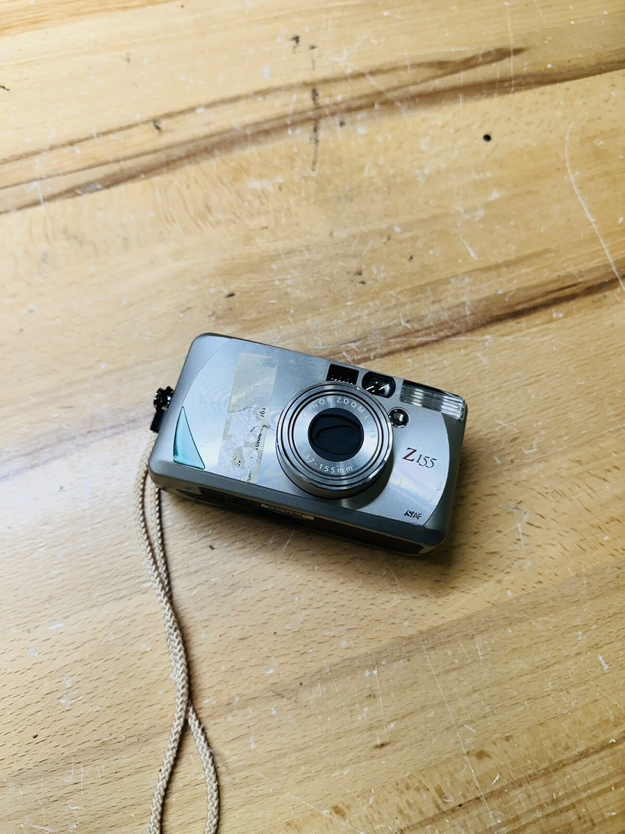 O) Canon Sure Shot Z155 Caption 35mm Point & Shoot Film Camera