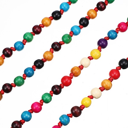 10 Stück Handy-Lanyard-Kreuzkörper-Holzperlen-Handygurt-Charm-Halsbänder für - 第 3/12 張圖片
