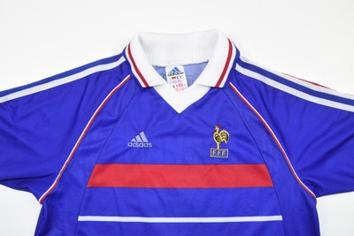 1998-2000 FRANCE ADIDAS HOME FOOTBALL SHIRT (SIZE Y) | eBay