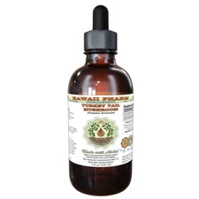 Turkey Tail Mushroom (Trametes Versicolor) Tincture. Alcohol-FREE. Hawaii Pharm.