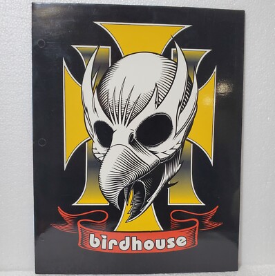 Birdhouse Skateboards Tony Hawk RARE Pocket School Folder X