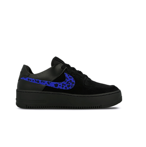 Womens NIKE AIR FORCE 1 SAGE LO PREMIUM Black Trainers BV1979 001 | eBay