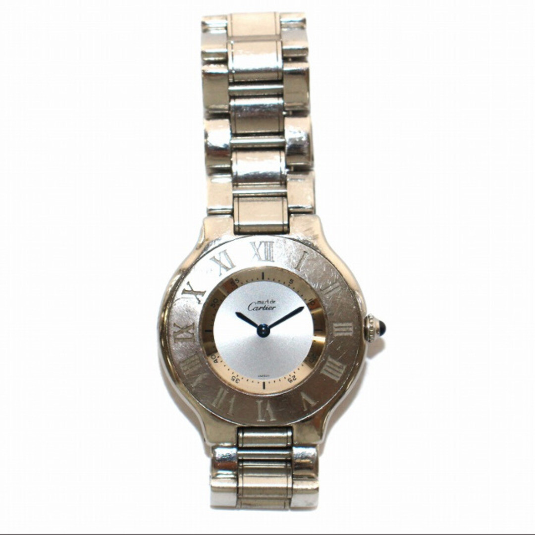 Cartier Must 21 LM Vantian Boys Watch Quartz Analog 2 Hand 