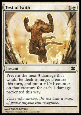 MTG Magic the Gathering Test of Faith (33/245) Modern Masters LP