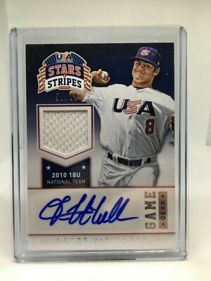 2015 Panini Stars and Stripes Game Gear #62 Lance McCullers Auto /99