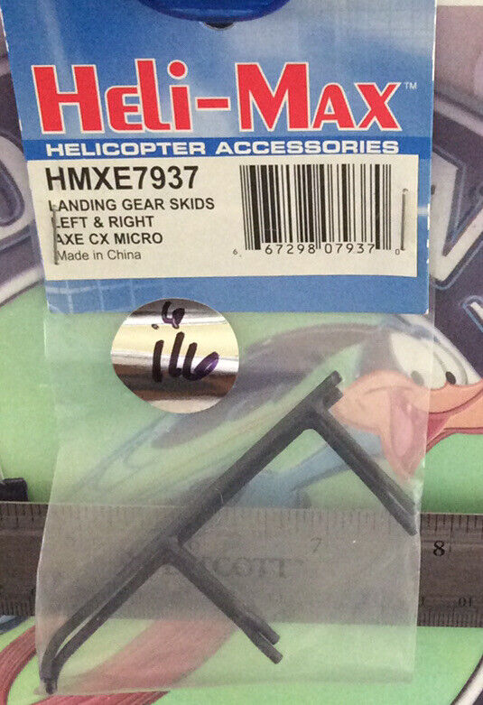 Heli-Max HMXE7937 Landing Gear Skids L/R AxeCX Micro OrignalNewInPackage🇺🇸Ship