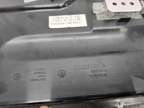 BMW E60 E61 M5 2004-2010 OEM LEATHER PANEL DEPARTMENT COMPARTMENT GLOVE BOX - Picture 10 of 10
