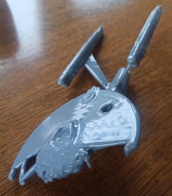 Enterprise Warp 9.99 geschmolzen, zerstört an Asteroid